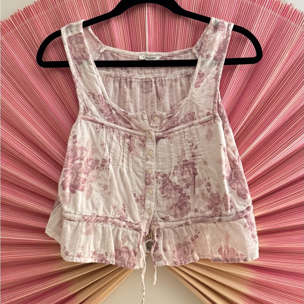 Floral Cottage Sleeveless Top